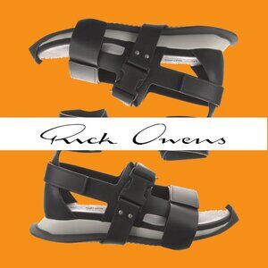 Rick Owens Leather Gladiator Sandals